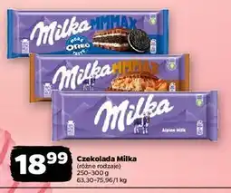Netto Czekolada alpine milk Milka oferta