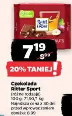 Netto Czekolada rum raisins hazelnuts Ritter Sport oferta