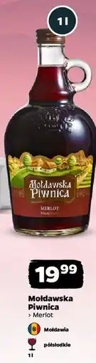 Netto Mołdawska Piwnica Merlot oferta