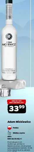 Netto Wódka Adam Mickiewicz oferta