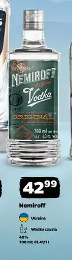Netto Wódka Nemiroff Original oferta