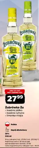 Netto Żubrówka Żu kwaśne jabłko oferta