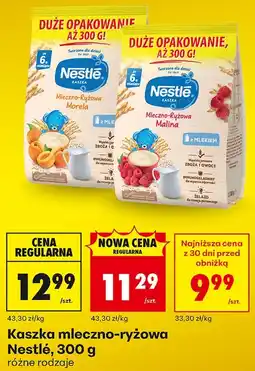 Biedronka Kaszka mleczno-ryżowa Nestlé, 300 g (różne rodzaje) oferta