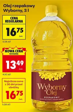 Biedronka Olej rzepakowy Wyborny oferta