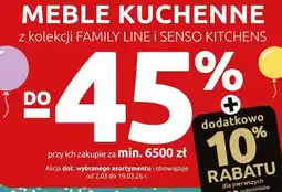 Black Red White Meble kuchenne z kolekcji Family Line i Senso Kitchens do -45% przy ich zakupie za min 6500 zł oferta