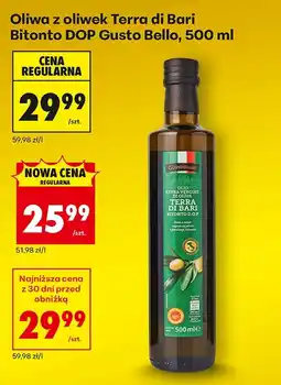 Biedronka Oliwa z oliwek Terra di Bari Bitonto DOP Gusto Bello oferta