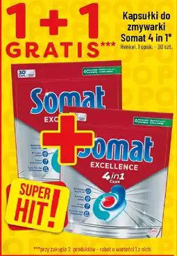 Polomarket Kapsułki do zmywarki Somat 4 in 1 Henkel oferta