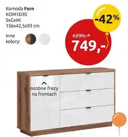 Black Red White Komoda Forn oferta