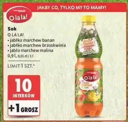 Intermarche Sok jabłko-marchew-malina O La La! oferta