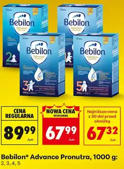 Biedronka Bebilon Advance Pronutra oferta