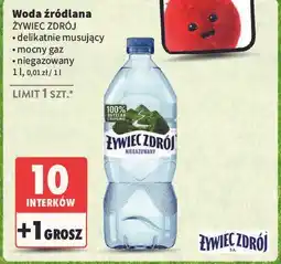 Intermarche Woda delikatnie musująca Żywiec Zdrój oferta