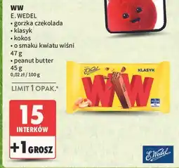 Intermarche Baton peanut butter E. Wedel Ww oferta