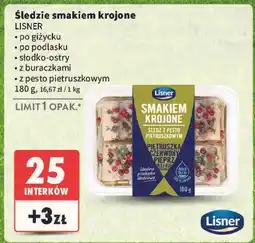 Intermarche Śledzie smakiem krojone z buraczkami Lisner oferta
