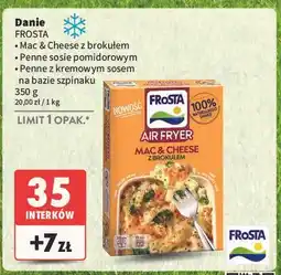 Intermarche Danie air fryer penne z kremowym sosem na bazie szpinaku Frosta oferta