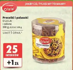 Intermarche Precelki i paluszki solone Intermarche O La La! oferta