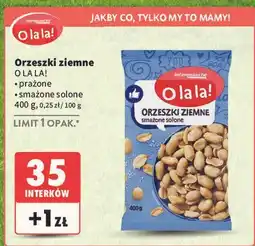 Intermarche Orzechy ziemne smażone solone Intermarche O La La! oferta