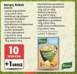 Intermarche Rosół z kury makaronem Knorr Gorący Kubek oferta