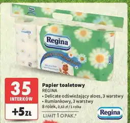 Intermarche Papier toaletowy decor biały Regina oferta