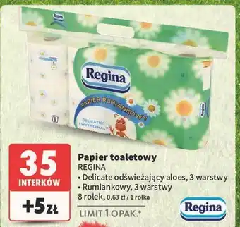Papier toaletowy decor biały Regina
