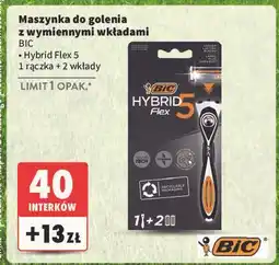 Intermarche Maszynka do golenia + 2 wkłady Bic Flex 5 Hybrid oferta