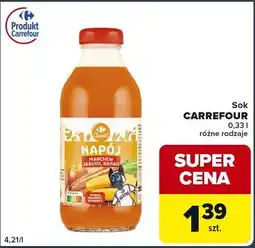 Globi Sok marchew-jabłko-banan Carrefour oferta
