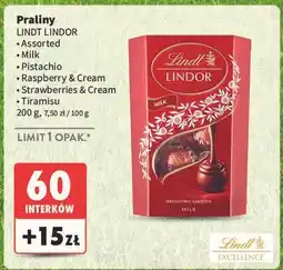 Intermarche Praliny tiramisu Lindt Lindor oferta