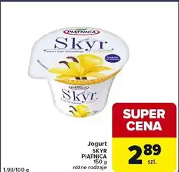 Globi Jogurt skyr waniliowy Piątnica oferta