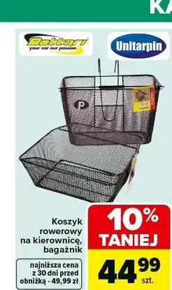 Carrefour Koszyk rowerowy przedni Bottari oferta
