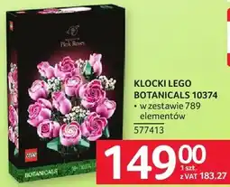 Selgros Klocki LEGO Botanicals 10374 w zestawie 789 elementów oferta