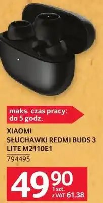 Selgros Słuchawki REDMI BUDS 3 LITE M2110E1 XIAOMI oferta