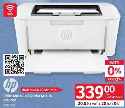 Selgros Drukarka laserowa HP M110W 7MDKRF 660750 oferta