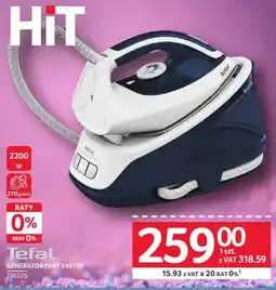 Selgros Generator pary TEFAL SV6116 796326 oferta