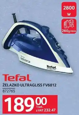 Selgros Żelazko ultragliss TEFAL FV6812 872765 oferta