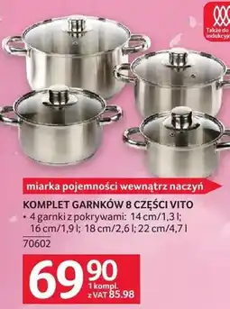 Selgros KOMPLET GARNKÓW 8 CZĘŚCI VITO oferta