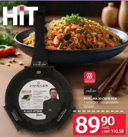 Selgros PATELNIA 20 CM BLACK oferta