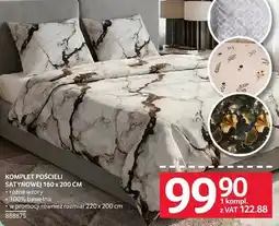 Selgros Komplet pościeli satynowej 160 x 200 cm oferta