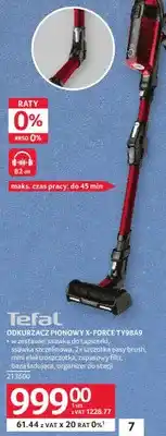 Selgros Odkurzacz pionowy TEFAL TY98A9 211600 oferta