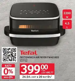 Selgros Frytownica Air Fryer FW401BE0 Tefal oferta