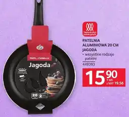 Selgros PATELNIA ALUMINIOWA 20 CM JAGODA oferta