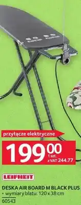 Selgros Deska Deska Air Board M Black Plus Leifheit oferta