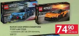 Selgros Klocki Lego Speed Champions 77257 lub 77253 oferta