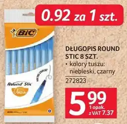 Selgros Długopis Round Stic 8 szt. BIC oferta