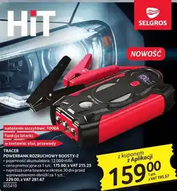 Selgros Powerbank rozruchowy Boosty-2 Tracer oferta