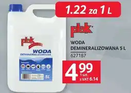 Selgros Woda demineralizowana oferta