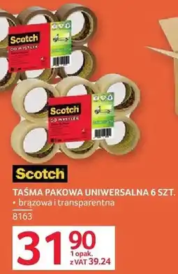 Selgros Taśma pakowa uniwersalna 6 szt. Scotch oferta