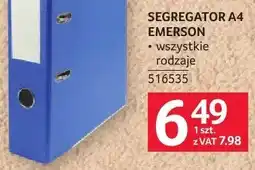 Selgros Segregator A4 Emerson oferta