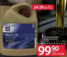 Selgros Olej silnikowy GM Dexos 2.5W-30 oferta