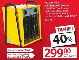 Selgros Nagrzewnica elektryczna 9000W oferta
