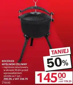 Selgros Kociołek myśliwski żeliwny oferta