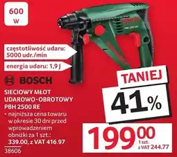 Selgros Sieczkarko-młot udarowo-obrotowy Bosch PBH 2500 RE oferta